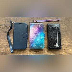 NWOT BUNDLE of 3 iPhone 13/14 Wallet Phone Cases